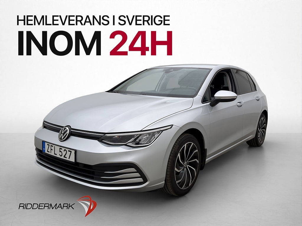 Volkswagen Golf 1.5 TSI 150hk Kamera CarPlay Drag Rattvärme
