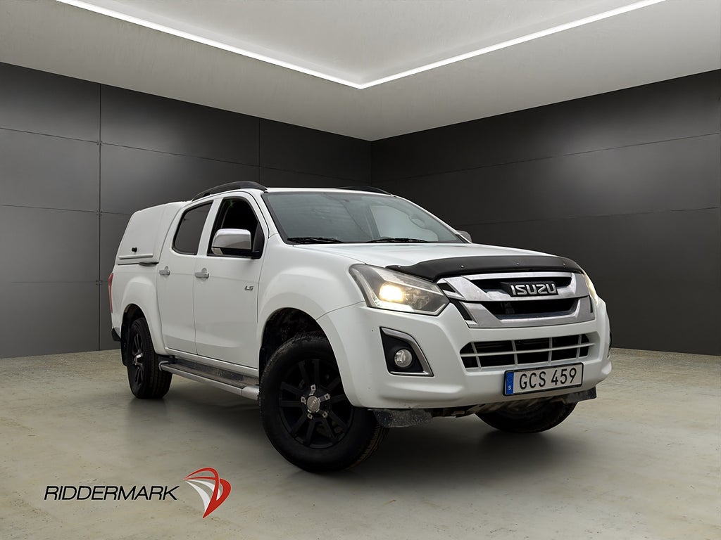 Isuzu D-Max 1.9 4WD 163hk Dragkrok B-Kamera Skinn Kåpa Moms