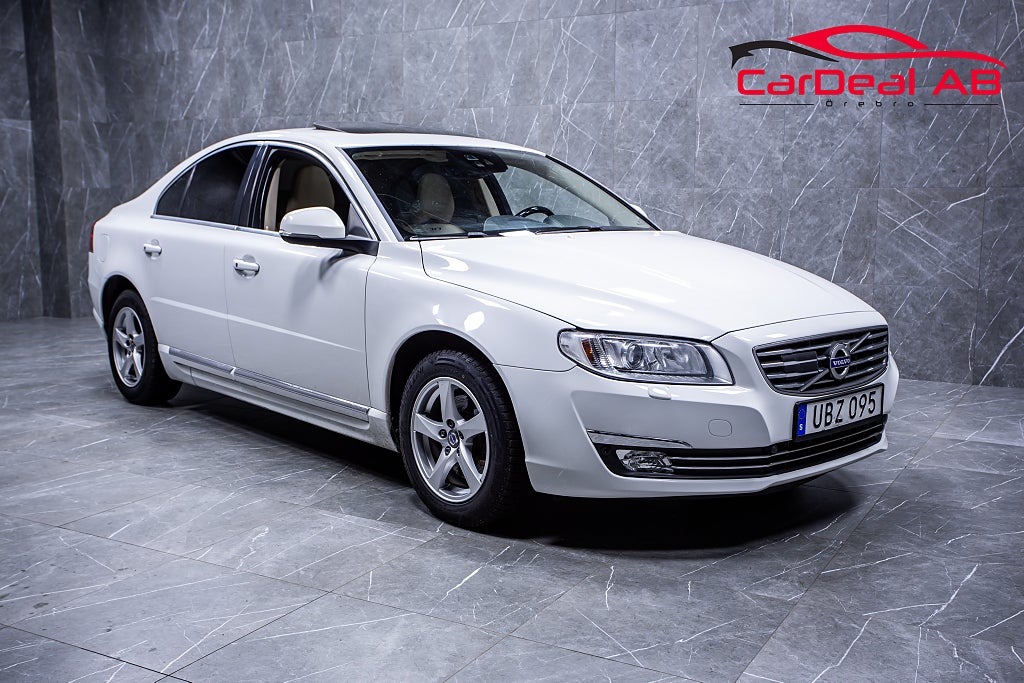 Volvo S80 D4 Classic Summum Taklucka Värmare Navi Skinn VOC