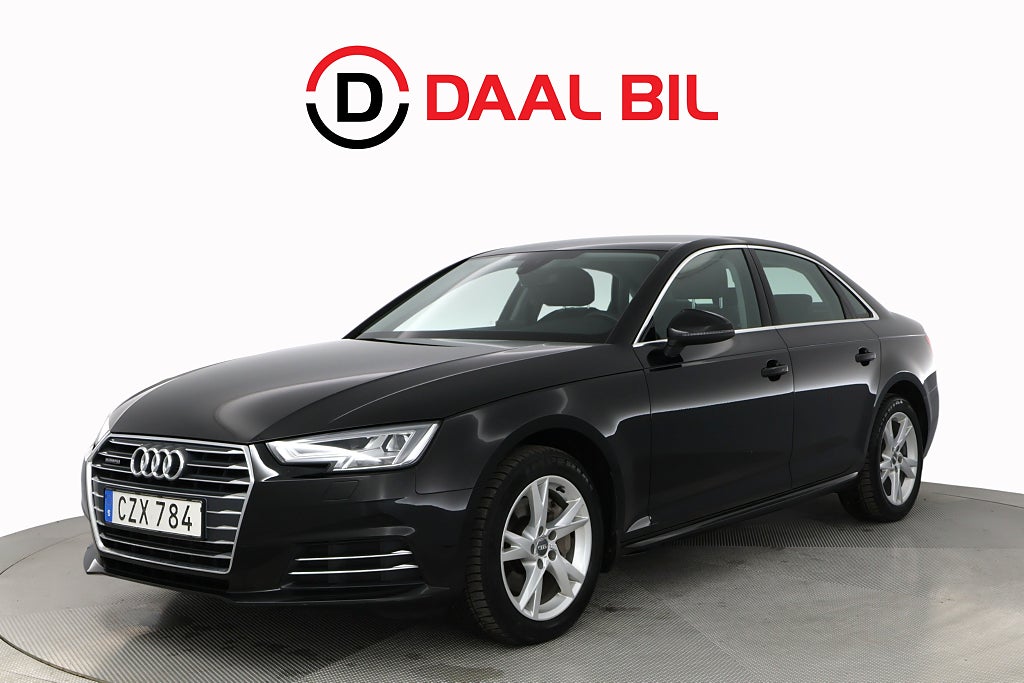Audi A4 SEDAN 2.0 TDI QUATTRO 190HK PROLINE P-VÄRM DRAG 