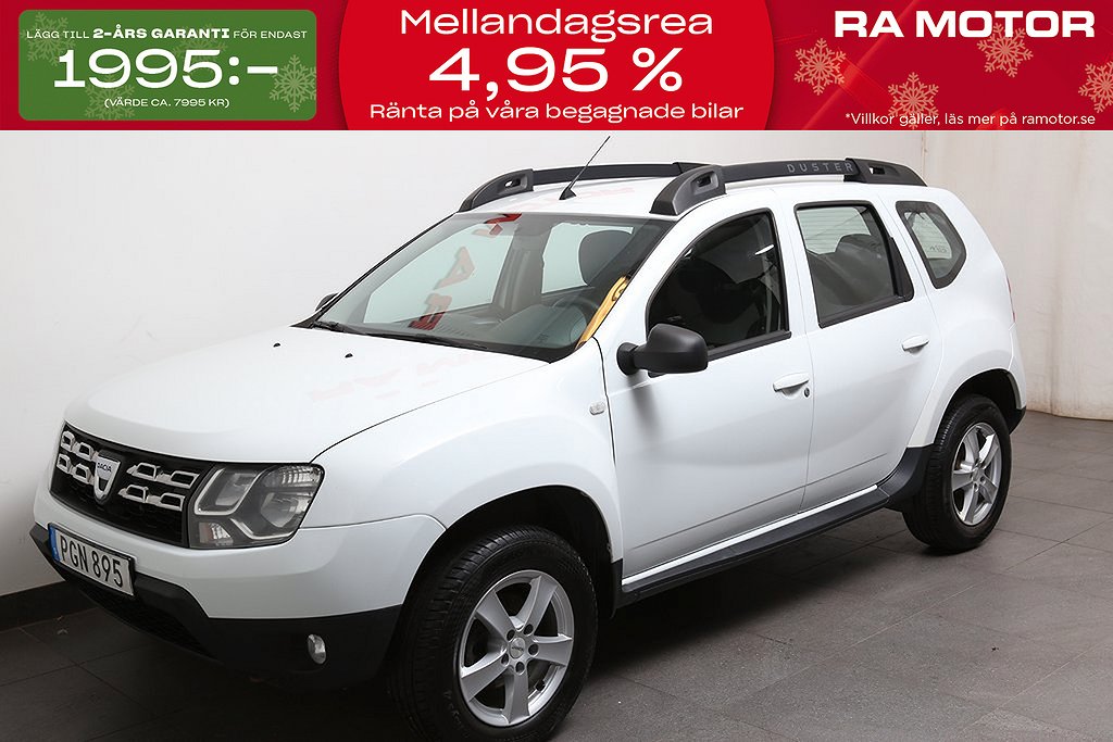 Dacia Duster 1,2 TCe 125hk Navi Bluetooth Farthållare 2017