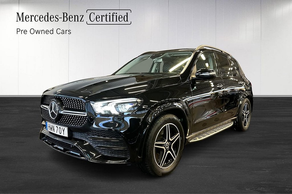 Mercedes-Benz GLE 350 de 4MATIC AMG/Drag/Pano/Burmester/360-K/Luftfjädr...