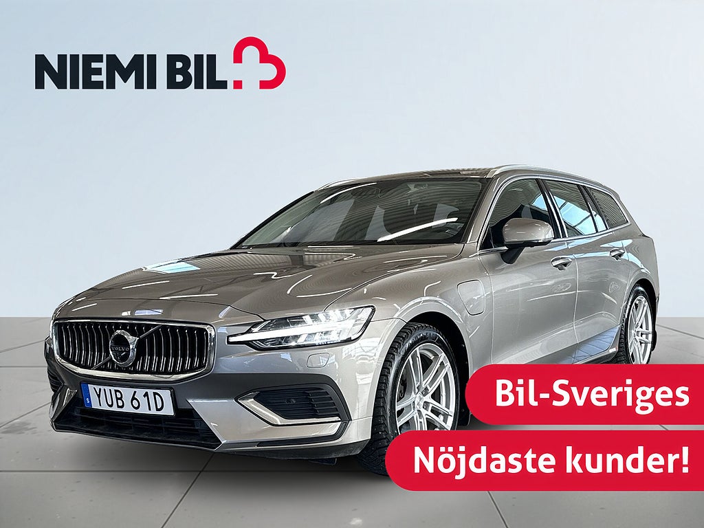 Volvo V60 Recharge T6 AWD S&V-hjul/Keyless/Pvärm/360kam/Drag/MOMS