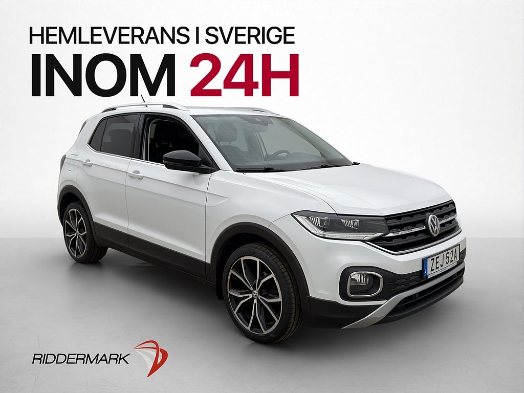 Volkswagen T-CROSS 1.0 TSI 115hk GT Sensorer Adaptiv-Fart