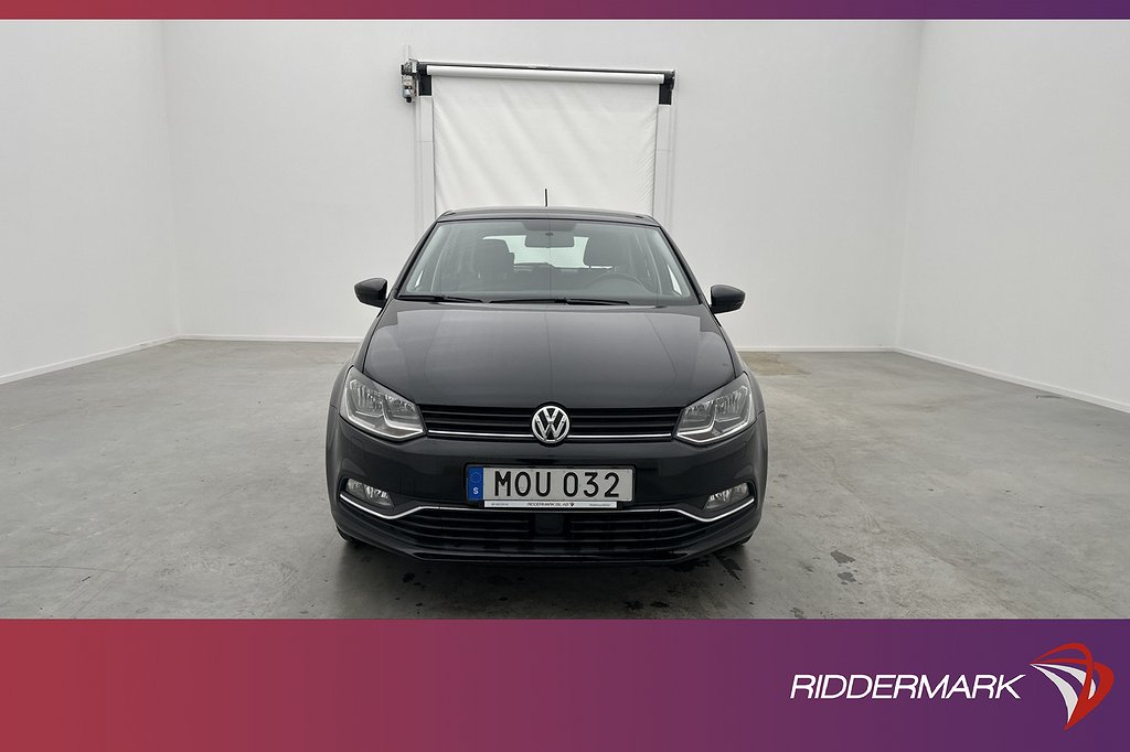 Volkswagen Polo 1.2 TSI 90hk Bluetooth Låg-Skatt 0,47L/mil