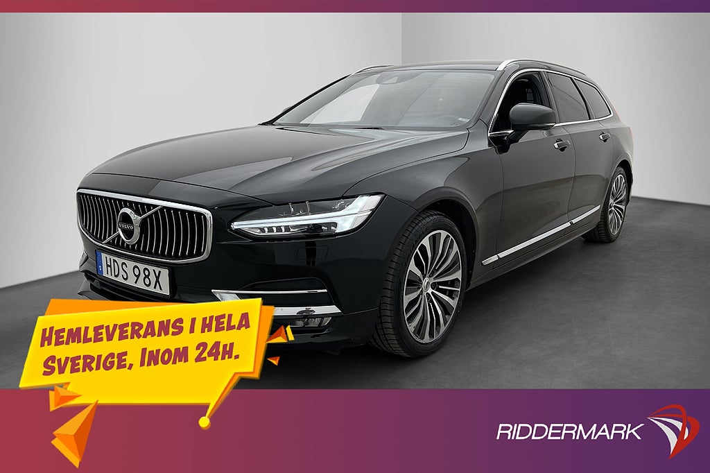 Volvo V90 D3 AWD Inscription VOC Värm Kamera Skinn Navi Drag