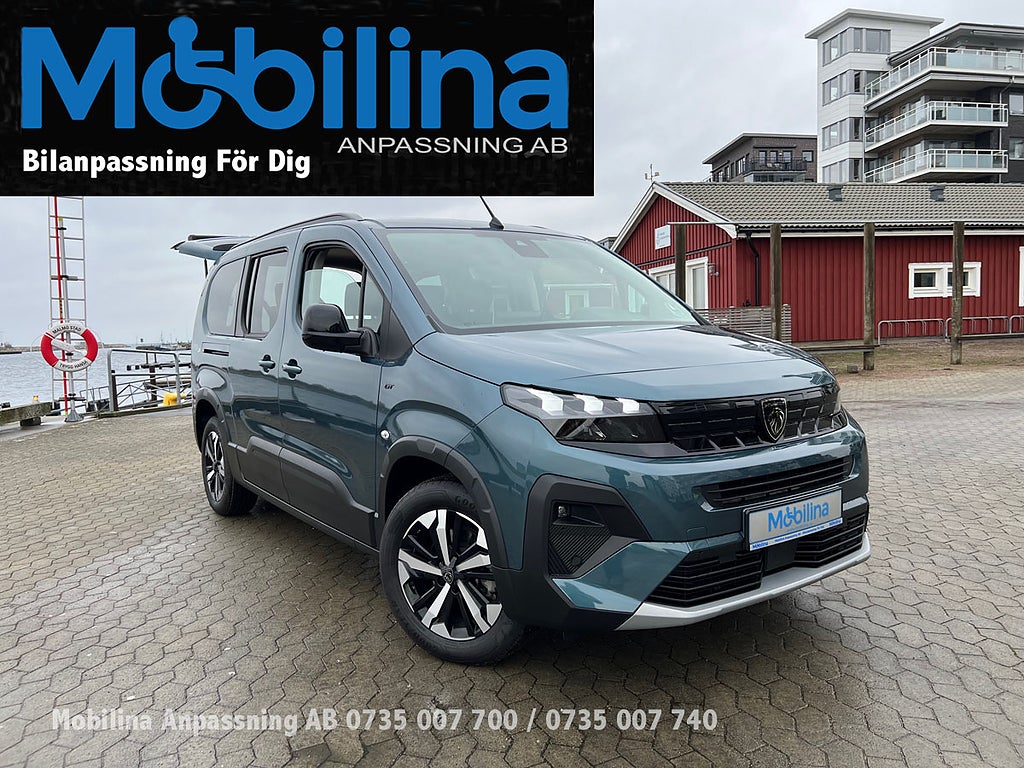 Peugeot Rifter Handikappanpassad Rullstolsbil 