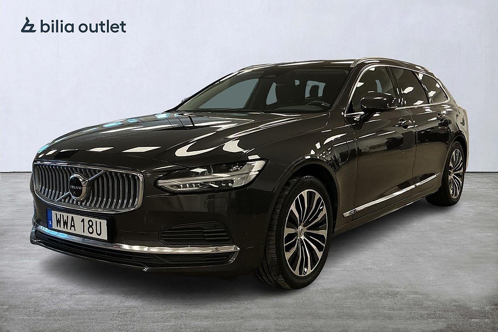 Volvo V90 Recharge T6 AWD Core Edition Nyservad 360°kam Drag Navi