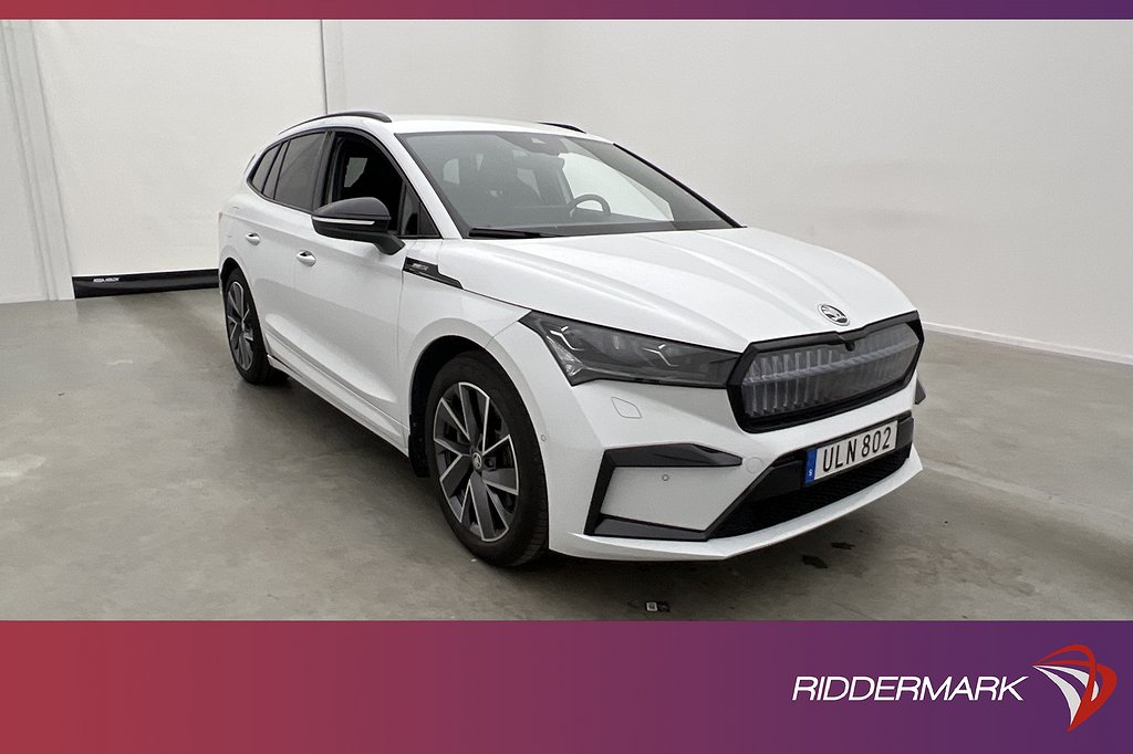 Skoda Enyaq iV 80x AWD 265hk Sportline Crystalface Drag MOMS