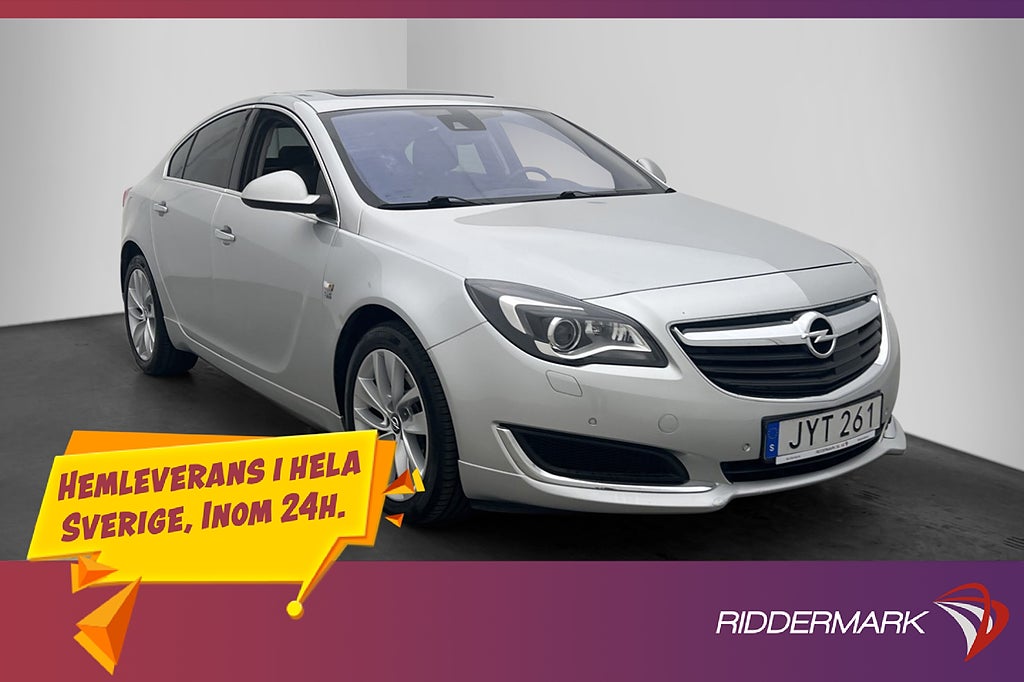 Opel Insignia 2.0 CDTI 4x4 Business Taklucka Skinn Navi Drag