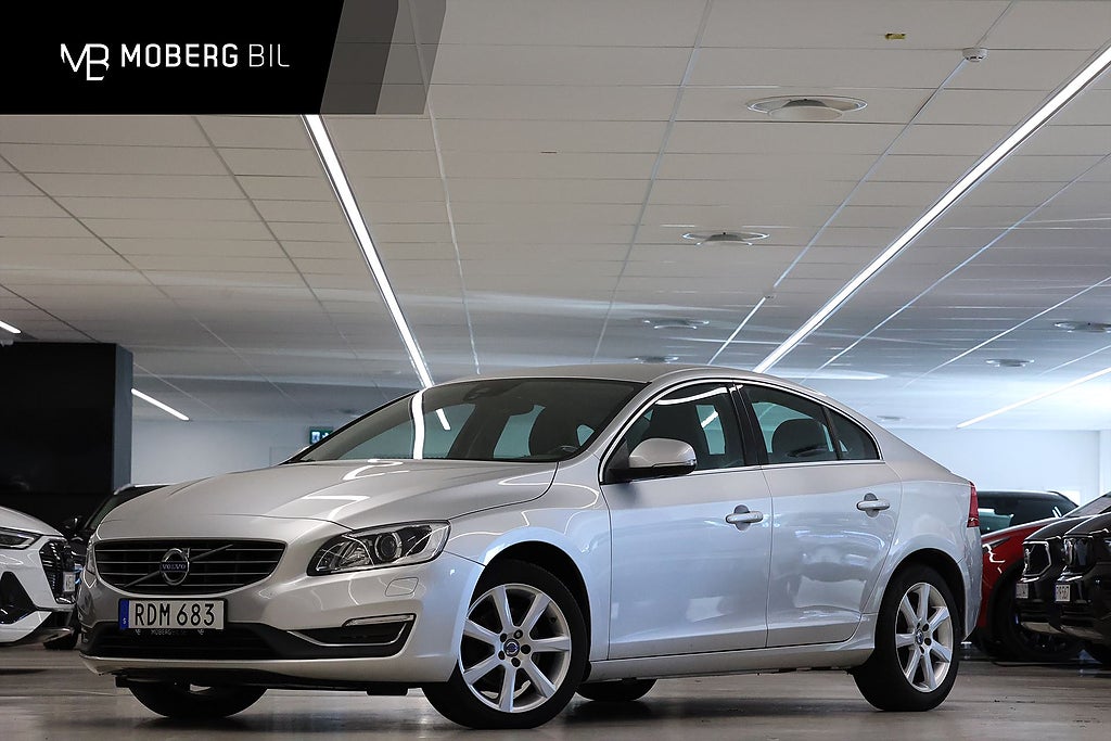 Volvo S60 D4 190hk *Hjulkampanj!* Summum Drag PDC Skinn Farth