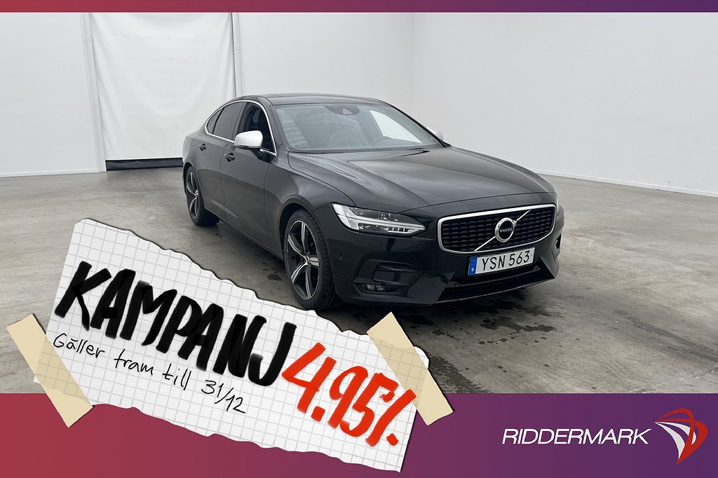 Volvo S90 D4 AWD R-Design VOC Värm Taklucka 4,95% Ränta