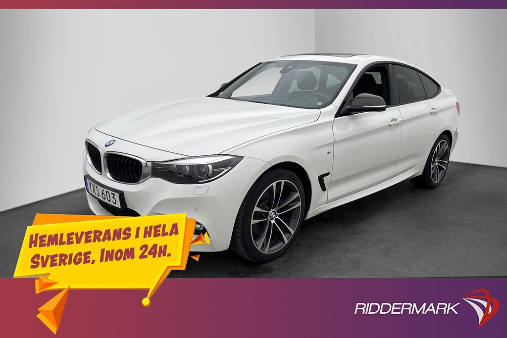 BMW 330i xDrive GT 252hk M Sport Pano Kamera Skinn HiFi Drag