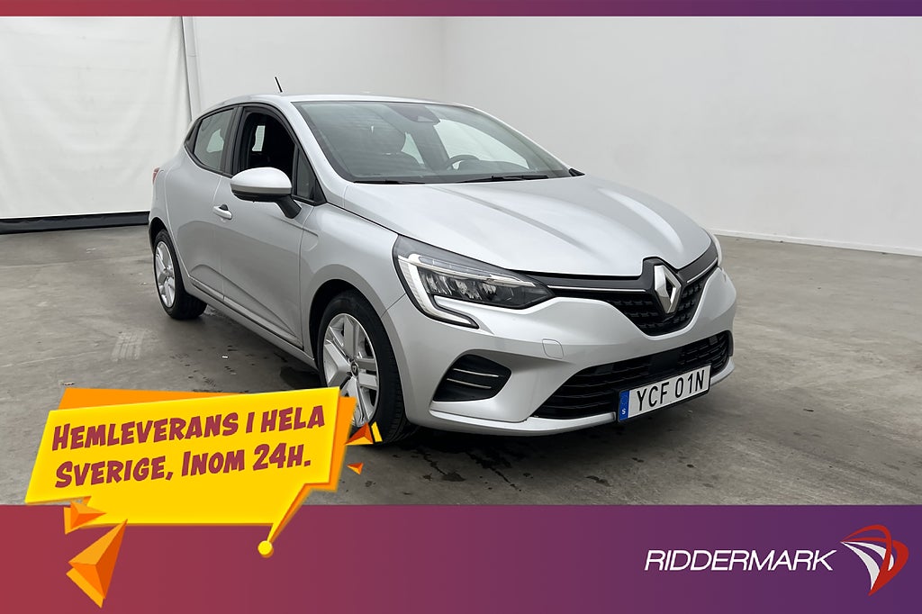 Renault Clio 1.0 TCe XTRONIC 91hk Zen MOMS CarPlay Sensorer