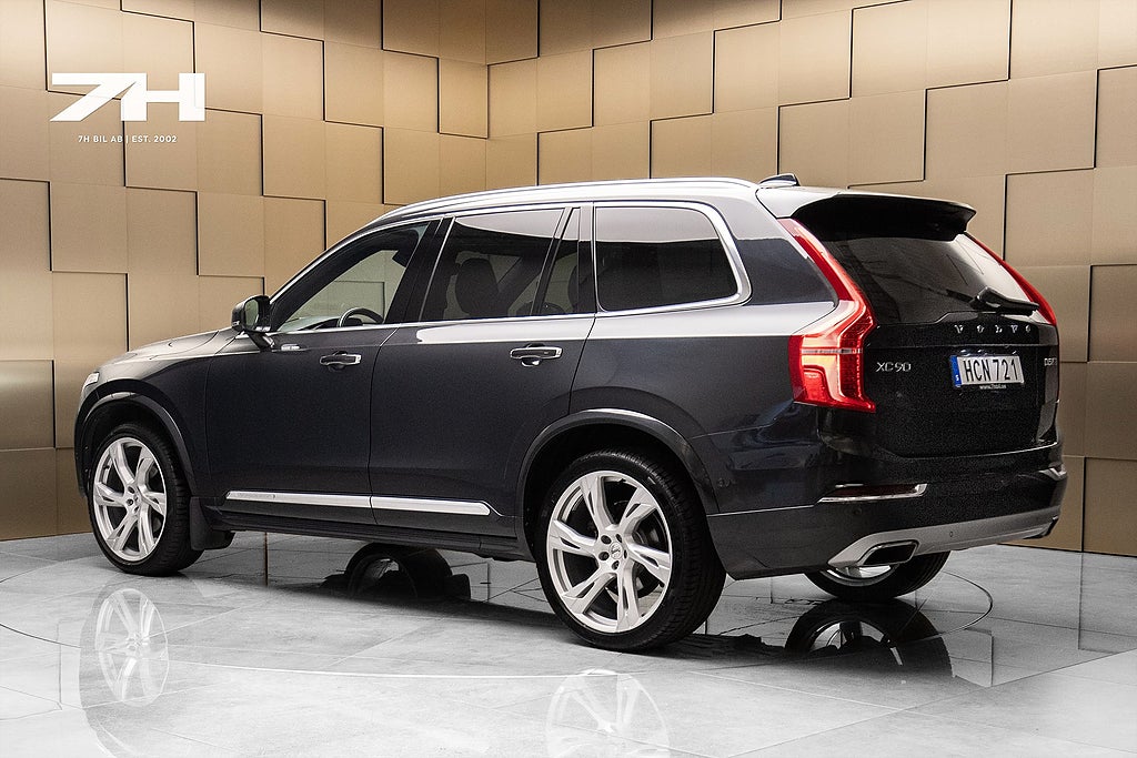 Volvo XC90 D5 AWD Inscription 7-Sits 22" HuD 360° Värmare
