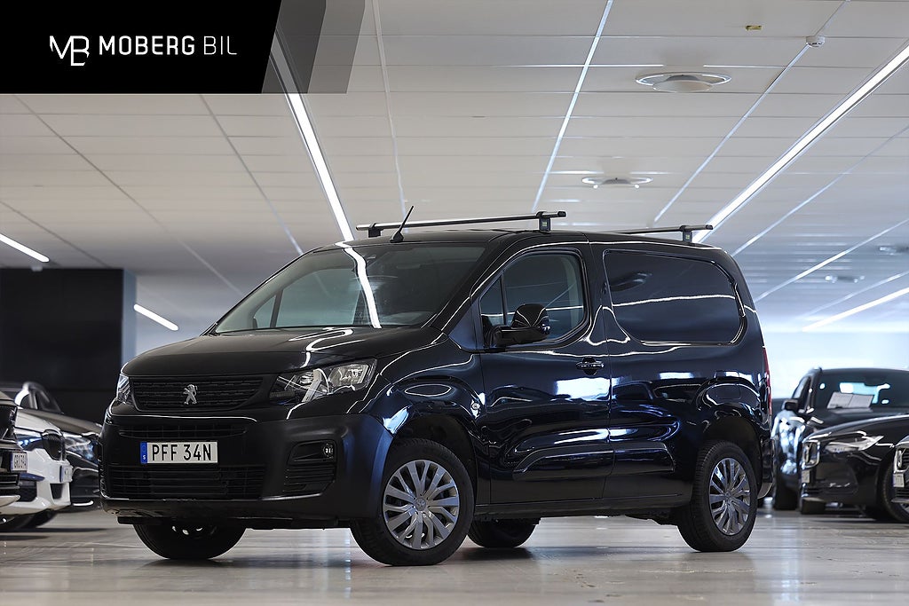 Peugeot Partner 1.5 BlueHDi 130hk Värmare B-kamera Drag MOMS