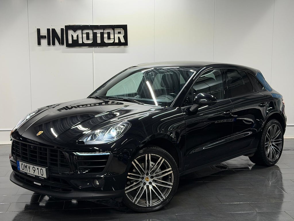 Porsche Macan S PDK 340hk Sport Chrono |NAVI|BOSE|360|PASM|DRAG|NySer
