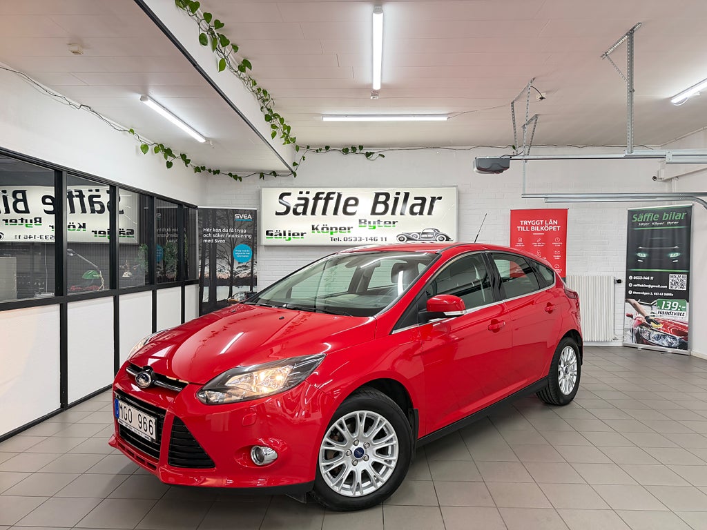 Ford Focus 1.6 Ti-VCT Flexifuel|Lågmilad|Kamrem bytt|Titanium!