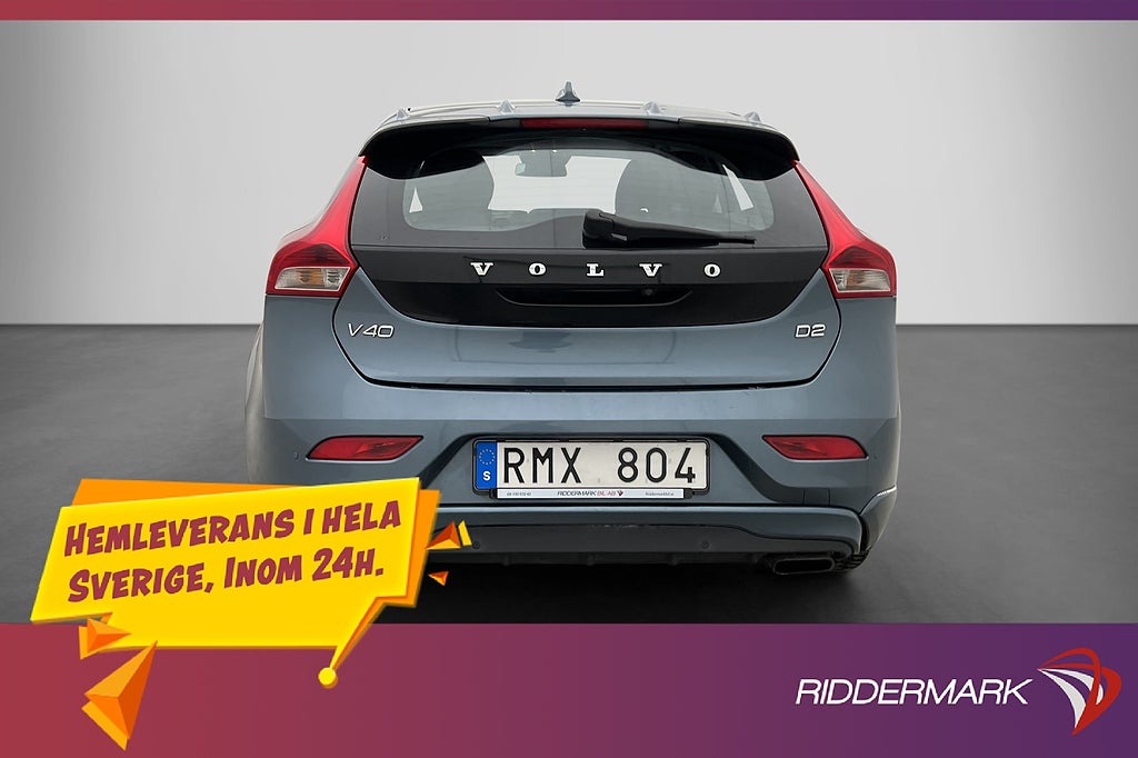 Volvo V40 D2 115hk Momentum D-Värmare Pano B-Kamera
