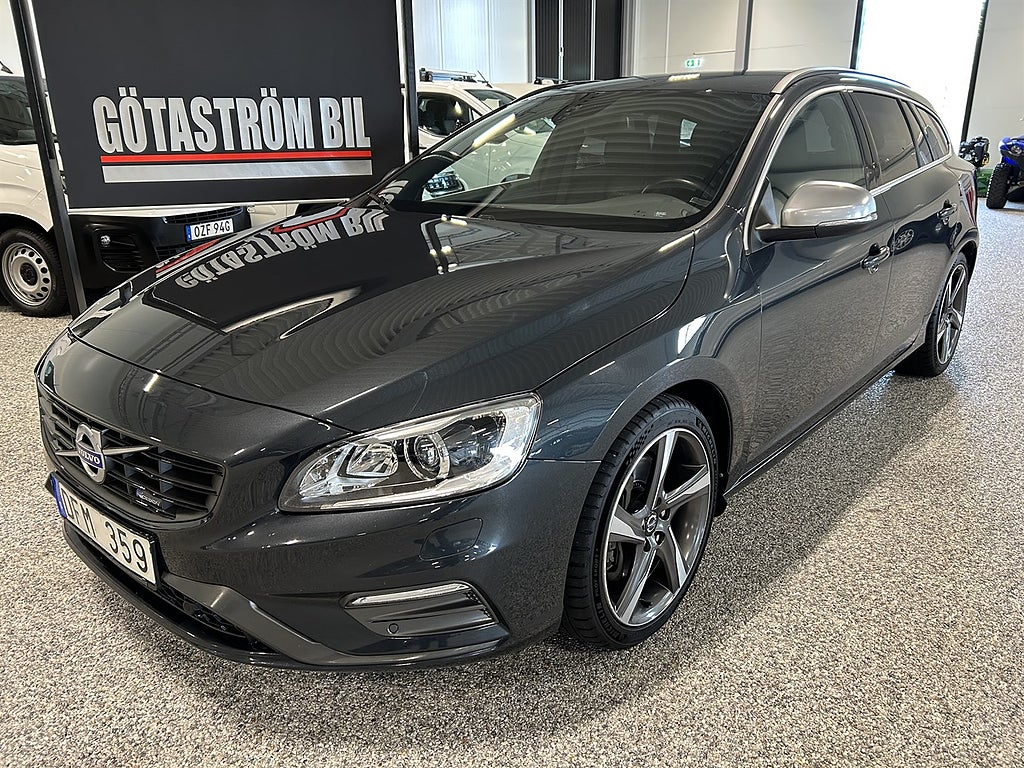 Volvo V60 T6 Polestar Optimisation AWD 329hk R-Design