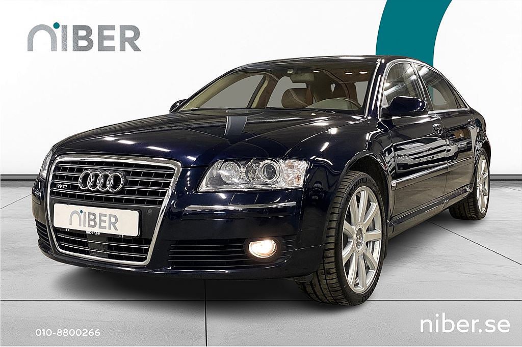 Audi A8 L 6.0 W12 quattro, 450hk, låg mil, Xbox m skärmar bak,