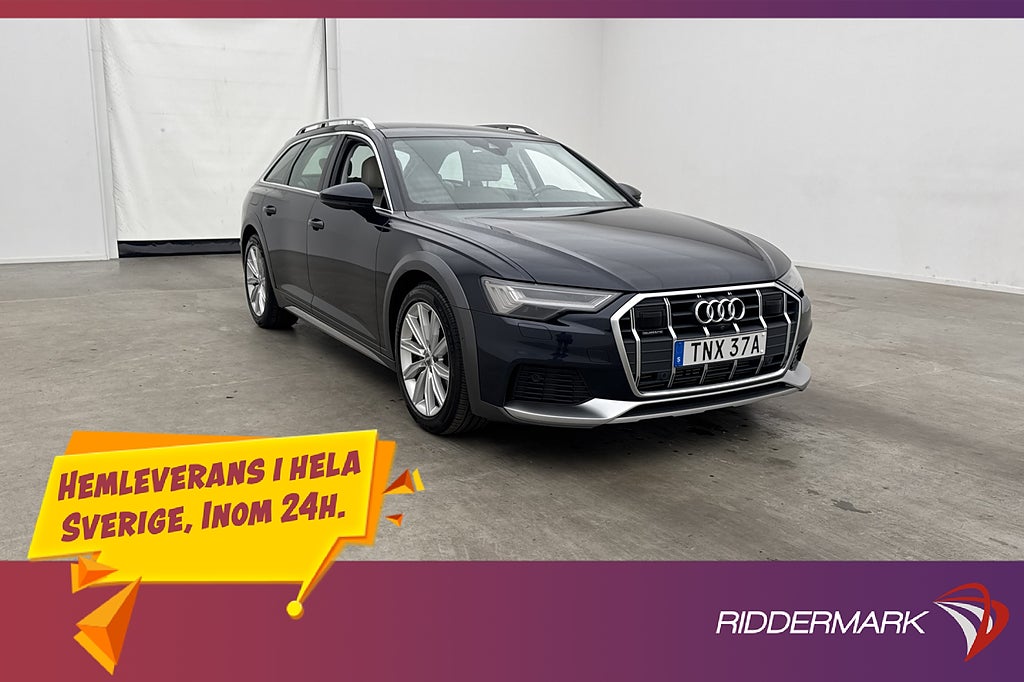 Audi A6 Allroad 50 TDI 286hk Pano Cockpit Värmare 360° Drag