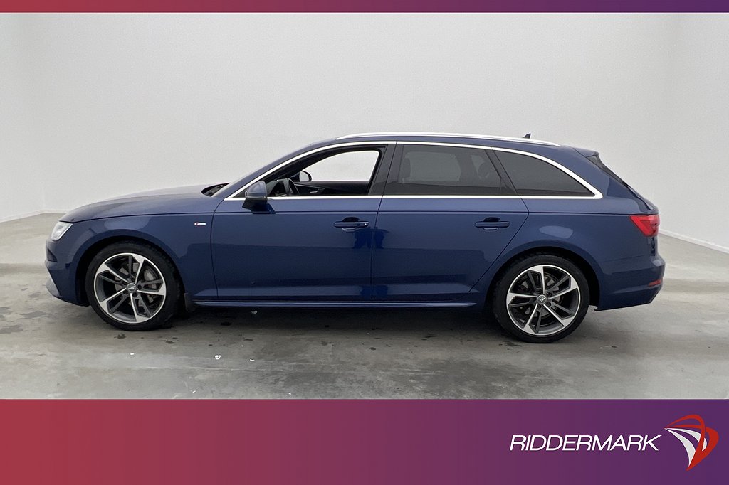 Audi A4 2.0 TDI 190hk Q S-Line Värm Cockpit B&O Skinn Navi