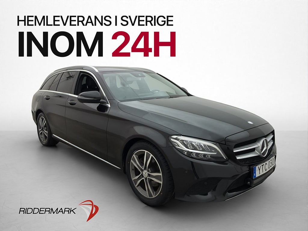 Mercedes-Benz C 220 T d 194hk B-Kamera Halvskinn Drag Navi