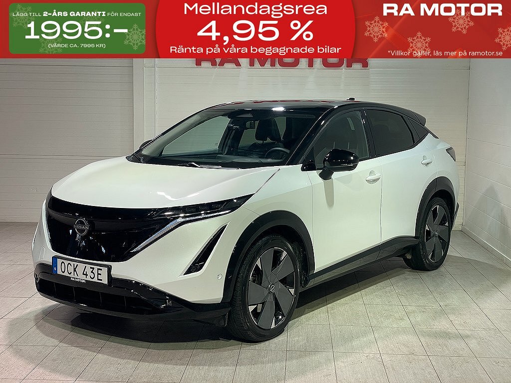 Nissan Ariya Evolve 87 kw e-4ORCE 4WD 20tum Pano BOSE 2023