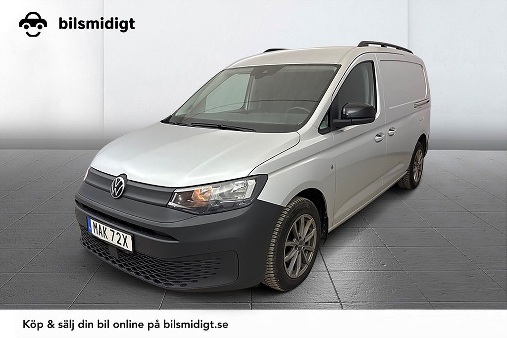 Volkswagen Caddy Cargo Maxi 2.0 TDI Aut 2xSidodörr Drag Värmare 122hk
