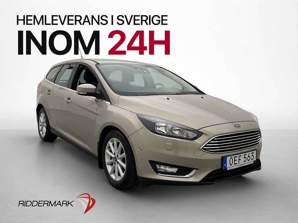 Ford Focus 1.0 EcoBoost Titanium Kamera SONY-Ljud Navigation