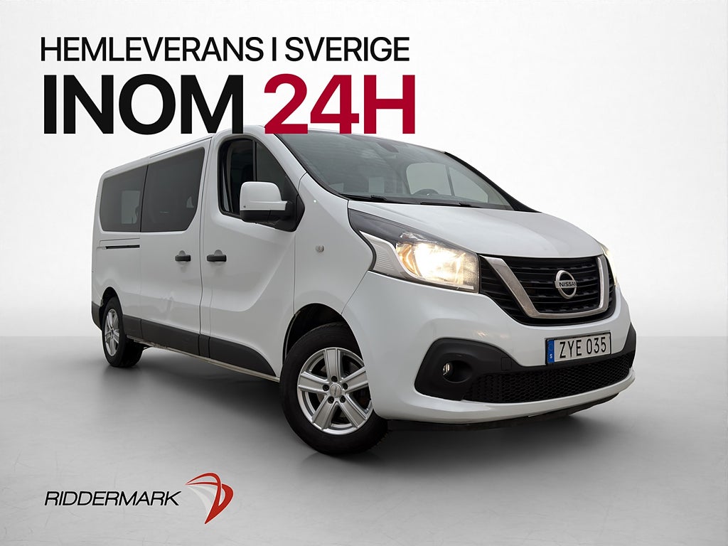 Nissan NV300 Kombi Lång 1.6 Värmare Kamera Dragkrok 9-Sits