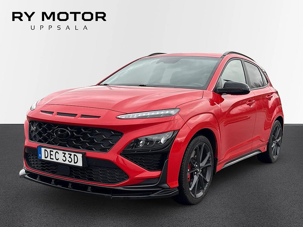 Hyundai Kona N DCT 280hk Keyless Maxton Svensksåld SE SPEC