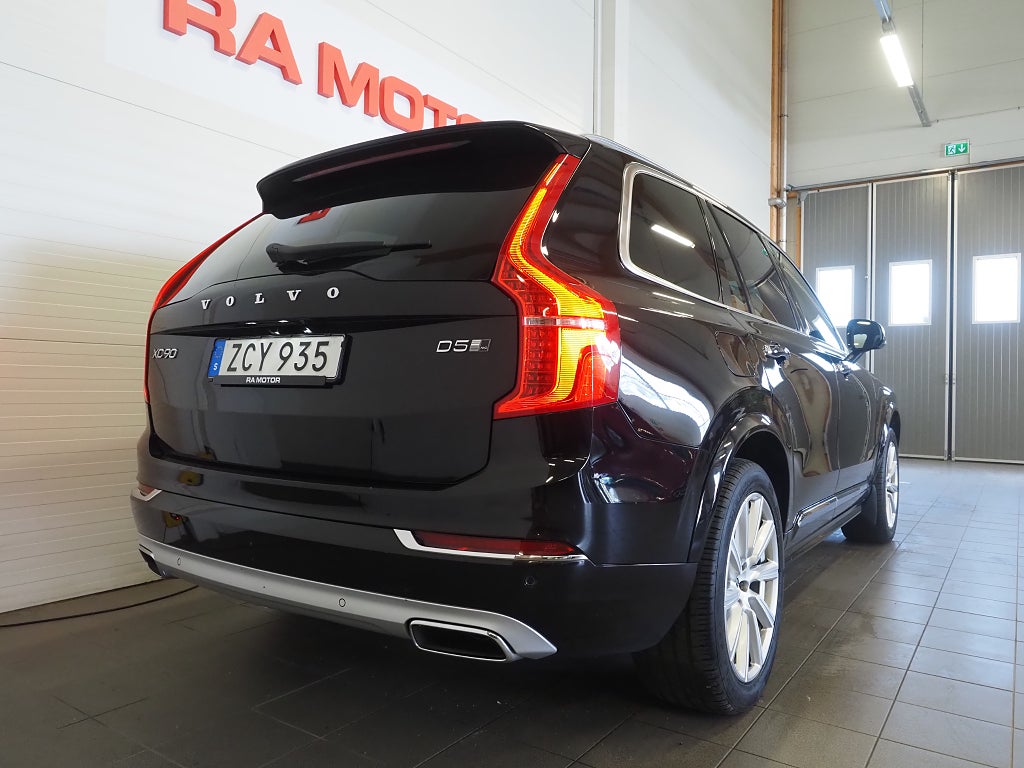 Volvo XC90 7-sits D5 AWD 235hk Geartronic Inscription Kamera Drag 2018