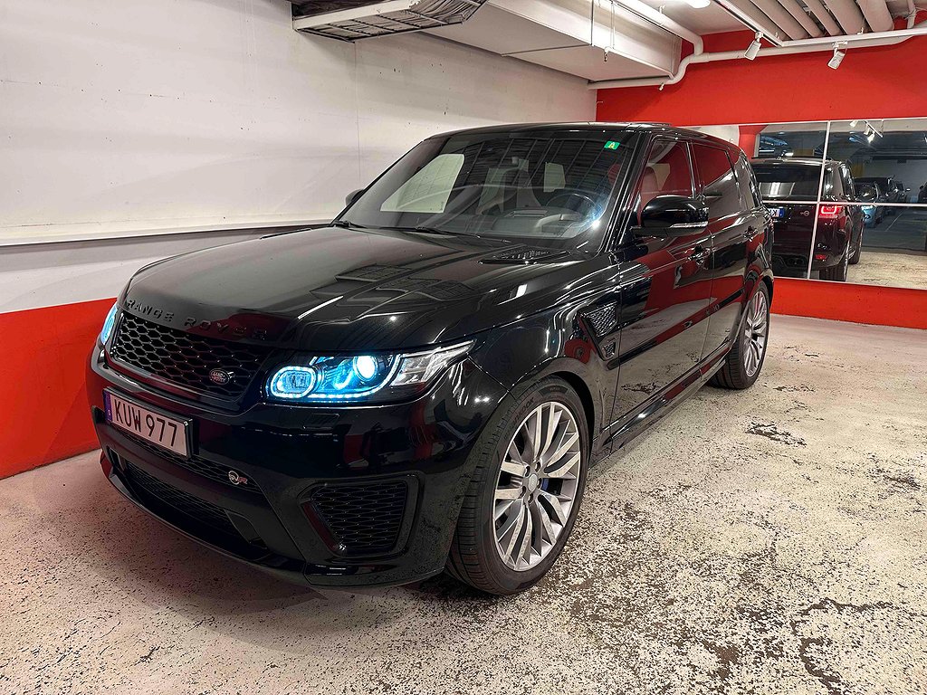 Land Rover Range Rover Sport SVR, Panorama, Drag, Sv såld