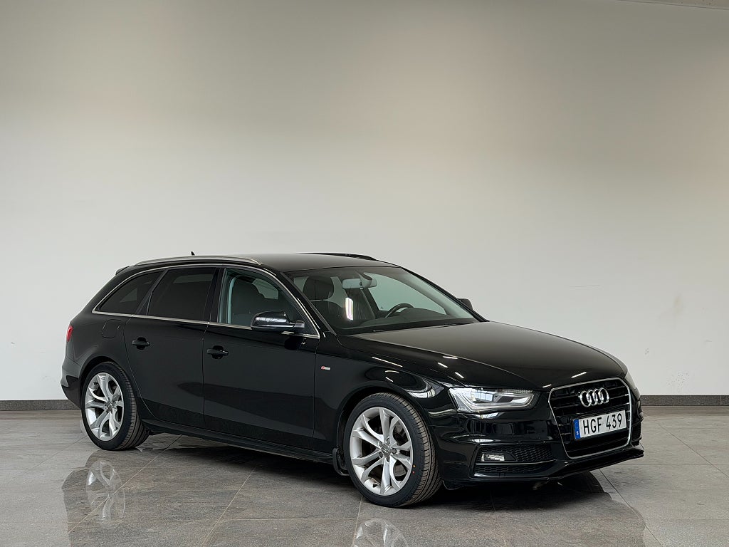 Audi A4 Avant 2.0 TDI S-Line D-värmare Drag 6-vxl Eu6 150hk 