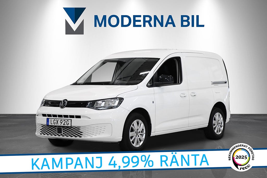 Volkswagen Caddy Cargo 2.0 TDI 2x Dörrar Moms Värmare Drag