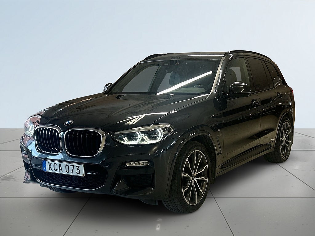 BMW X3 xDrive20d M Sport S&V-däck Drag Mvärme 360°kamera Navi