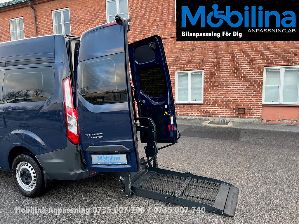 Ford Transit Custom Handikappanpassad 1 ägare 