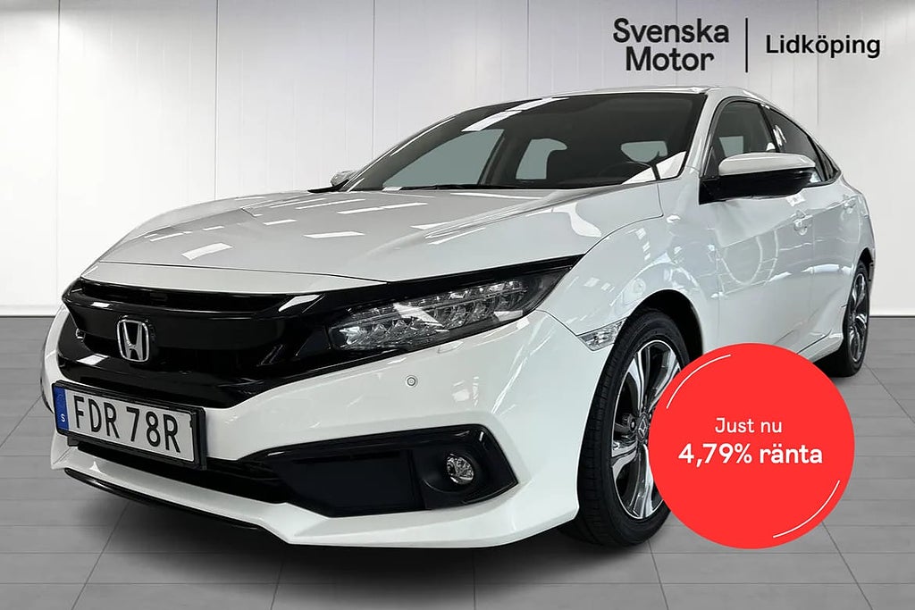 Honda Civic Sedan RÄNTA, Adaptiv farthållare, Elegance 182hk 4,79% Kampanj r