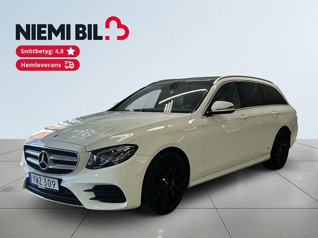 Mercedes-Benz E 220T d 4MATIC AMG Line Burmester Värmare 360°kamera S&V