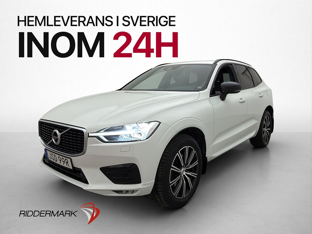 Volvo XC60 B5 250hk AWD R-Design Skinn 360° H/K Drag Värmare