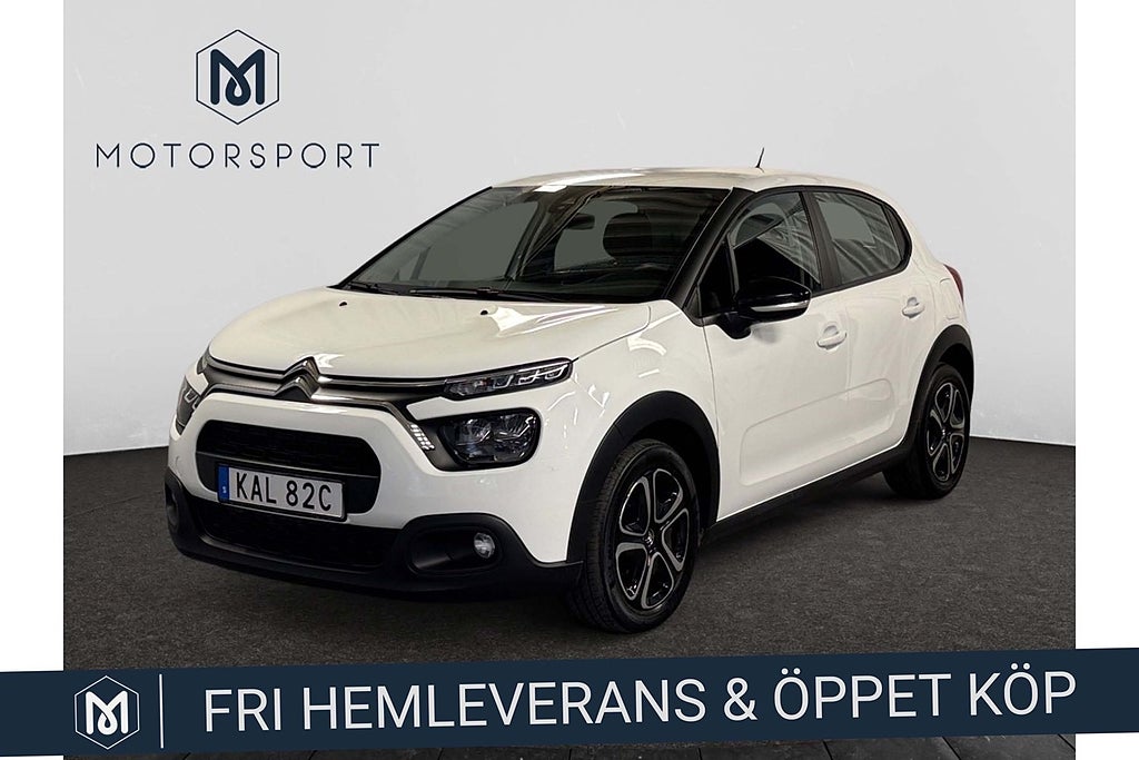 Citroën C3 1.2 83hk Navigation Farthållare Sensorer Ny Kamrem