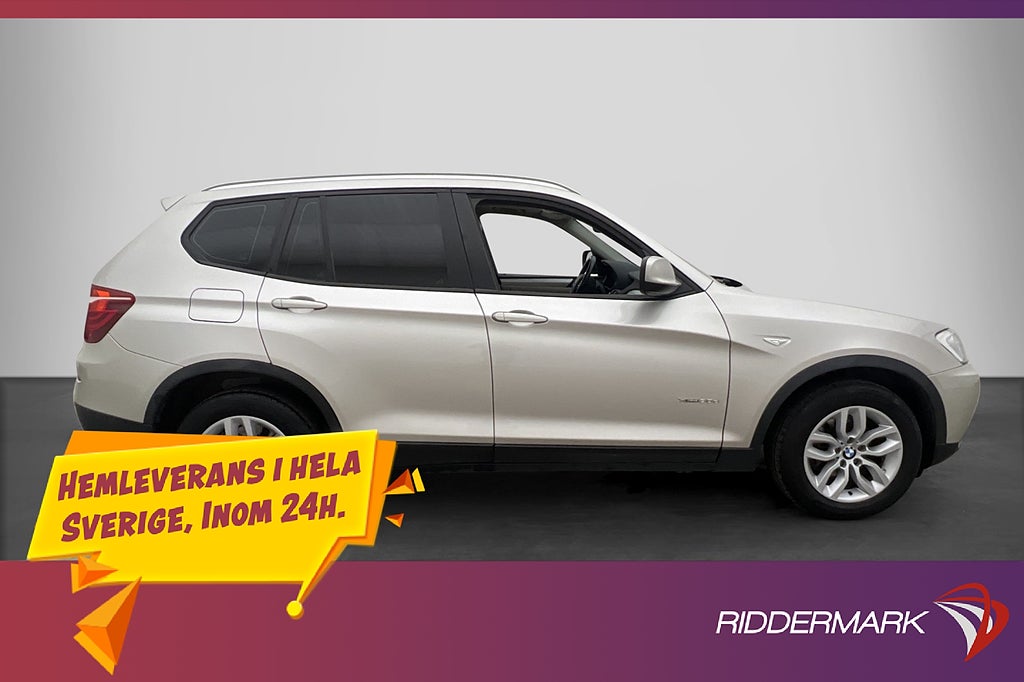 BMW X3 XDrive30d Steptronic 258hk Panorama Dragkrok Sensorer