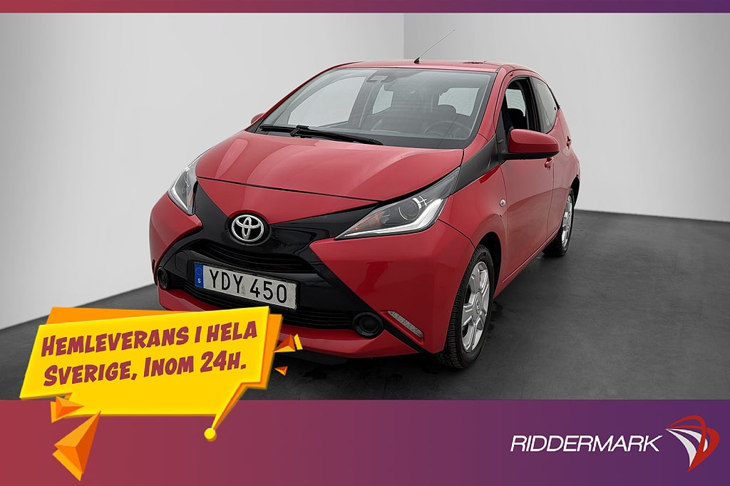 Toyota Aygo 1.0 VVT-i 69hk X-PLAY Farthållare Lane-Assist