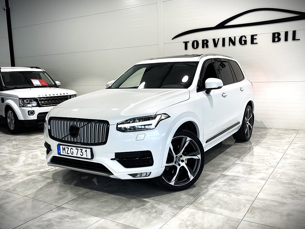 Volvo XC90 7-Sits D5 AWD Inscription Drag Navi 21" Euro 6