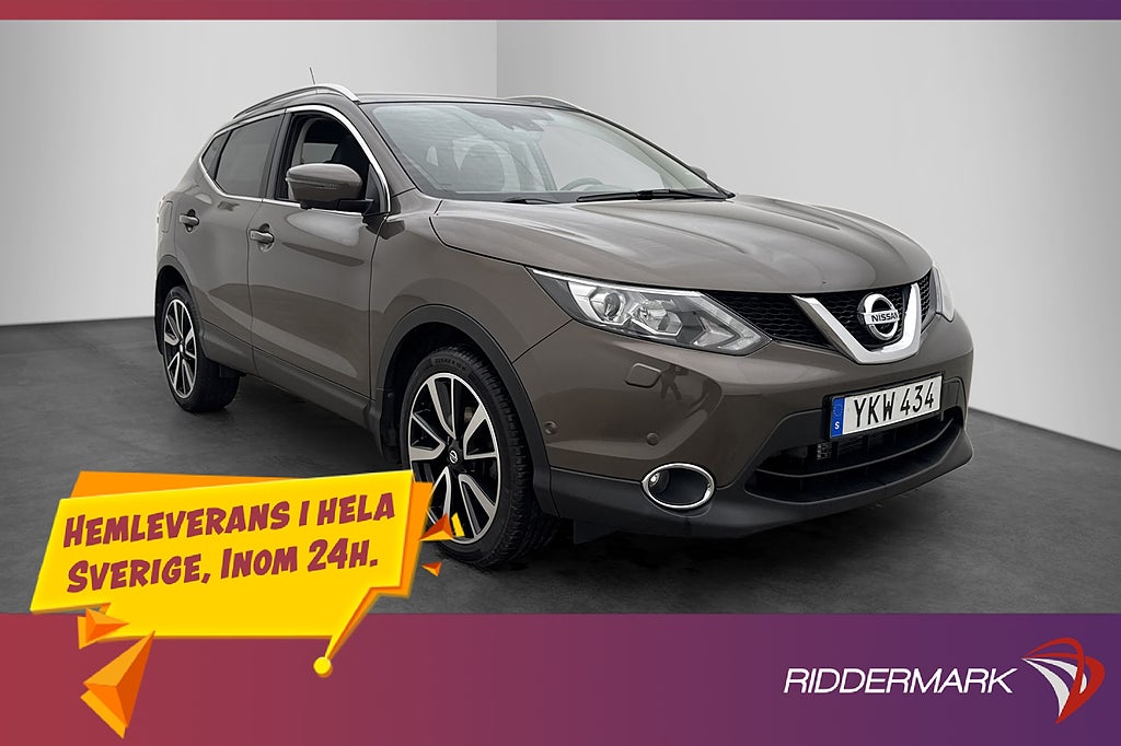 Nissan Qashqai 1.6 dCi 130hk Tekna Pano 360° Navi Drag