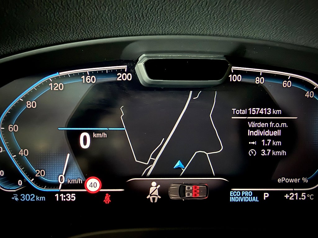 BMW iX3 M Sport Glastak Läder Drag - bild 26