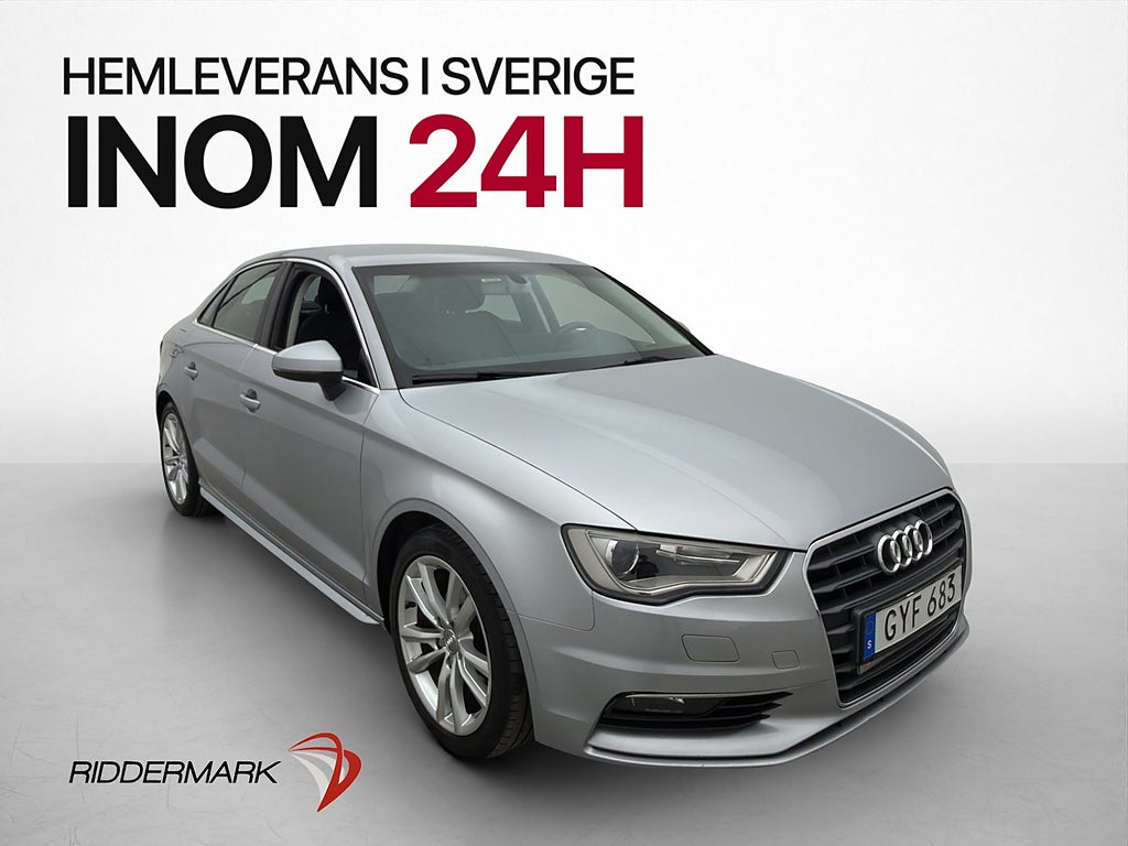 Audi A3 Sedan 2.0 TDI 150hk Farthållare Ledramp  Bluetooth