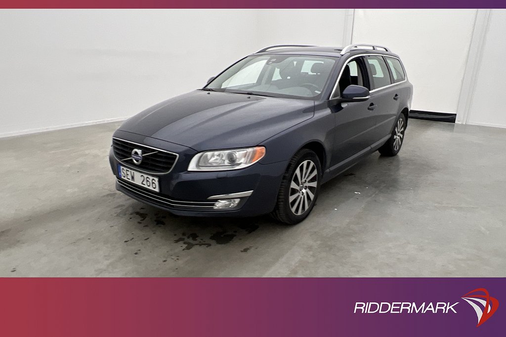 Volvo V70 D4 AWD 181hk Summum VOC Värm Sensorer Skinn Drag